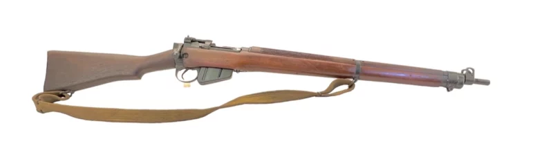 Navy Arms Enfield #4 Mk 1* .303 World War II French Resistance 1944 Dated "BS" and "PP" marked matching serial number bolt PP 1031 - Image 8