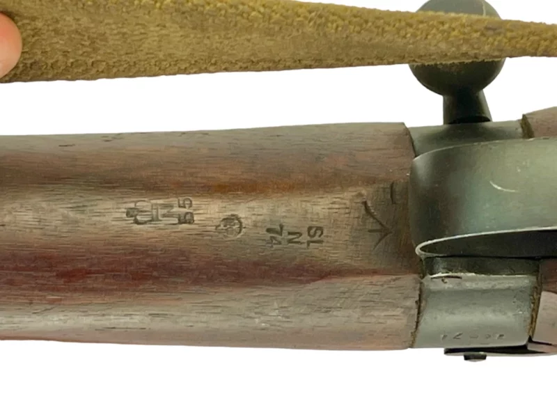 Navy Arms Enfield #4 Mk 1* .303 World War II French Resistance1944 Dated "BS" marked matching serial number bolt PP 1514 - Image 18