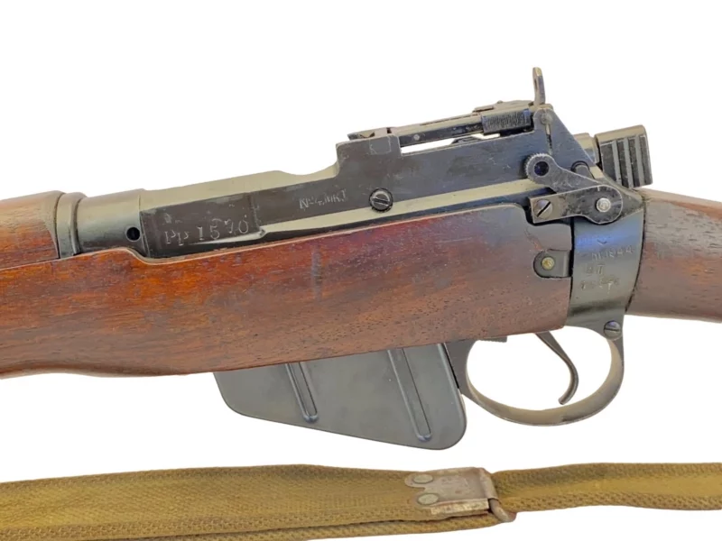 Navy Arms Enfield #4 Mk 1 .303 World War II French Resistance 1944 Dated "BT" marked matching serial number bolt PP 1570 - Image 12