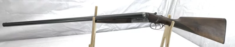side by side 12ga shotgun Spanish Boxlock SN 19195 - Image 4