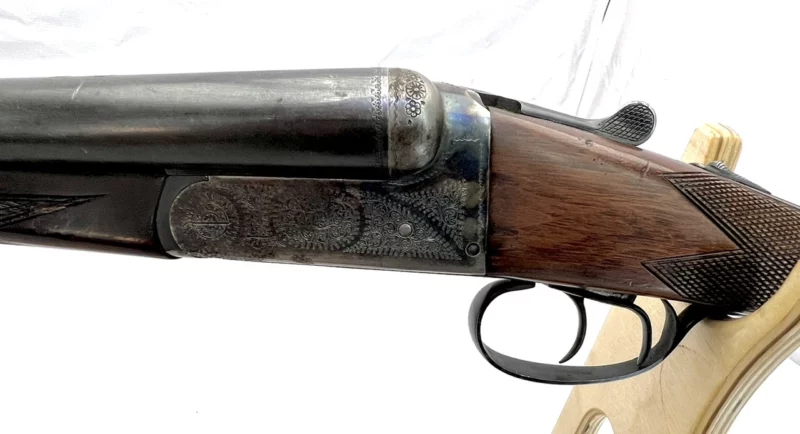 side by side 12ga shotgun Sabel Ejector Boxlock SN PG97965 - Image 5