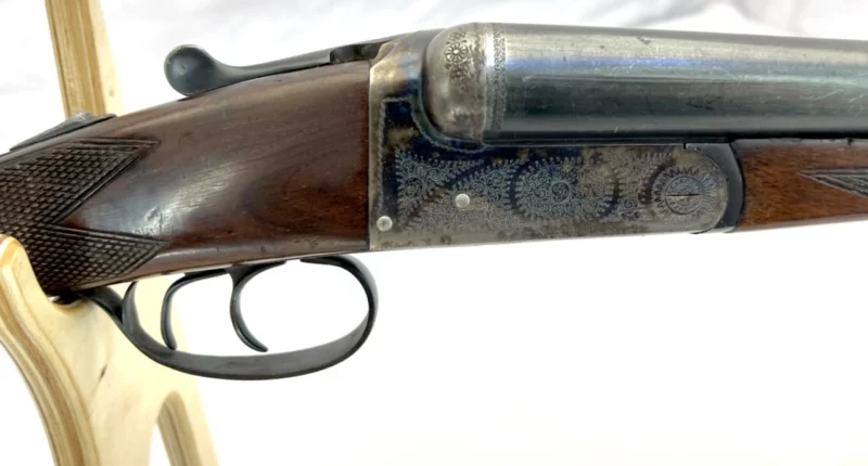 side by side 12ga shotgun Sabel Ejector Boxlock SN PG97965 - Image 3