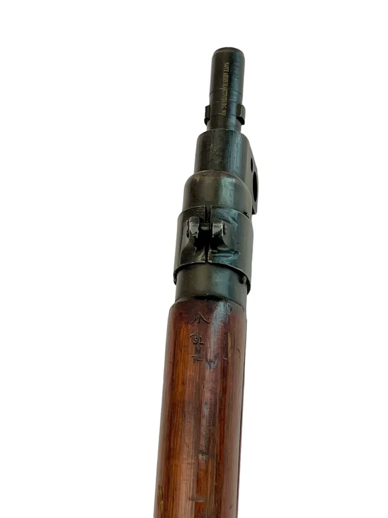 Navy Arms Enfield #4 Mk 1* .303 World War II French Resistance1944 Dated "BS" and "PP" marked non-matching serial number bolt PP 0376 - Image 19
