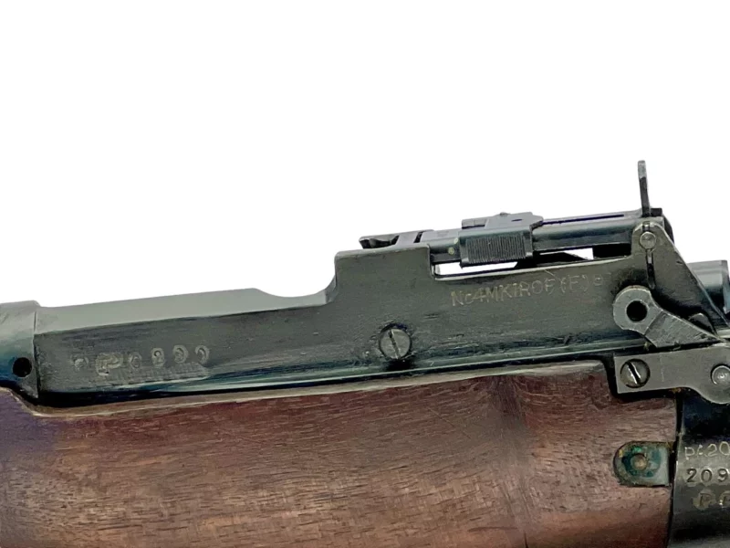Navy Arms Enfield #4 Mk 1 .303 World War II French Resistance,1944 date "PP" marked, ROF(F) with matching bolt SN PP 0290 - Image 19