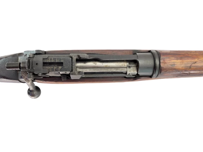 Navy Arms Enfield #4 Mk 1* .303 World War II French Resistance 1944 Dated "BS" and "PP" marked matching serial number bolt PP 0825 - Image 13