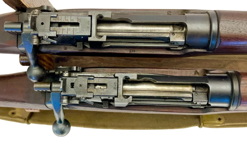 Navy Arms Enfield #4 Mk 1 .303 World War II French Resistance 1944 Dated consecutive serial numbered pair 35462/35463 - Image 14