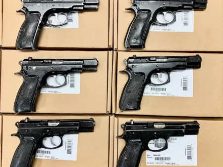 CZ 75 BD PISTOL 9MM SURPLUS VG COND WITH 16RD. MAGAZINE