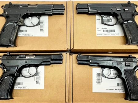 CZ 75B Pistol 9mm with magazine