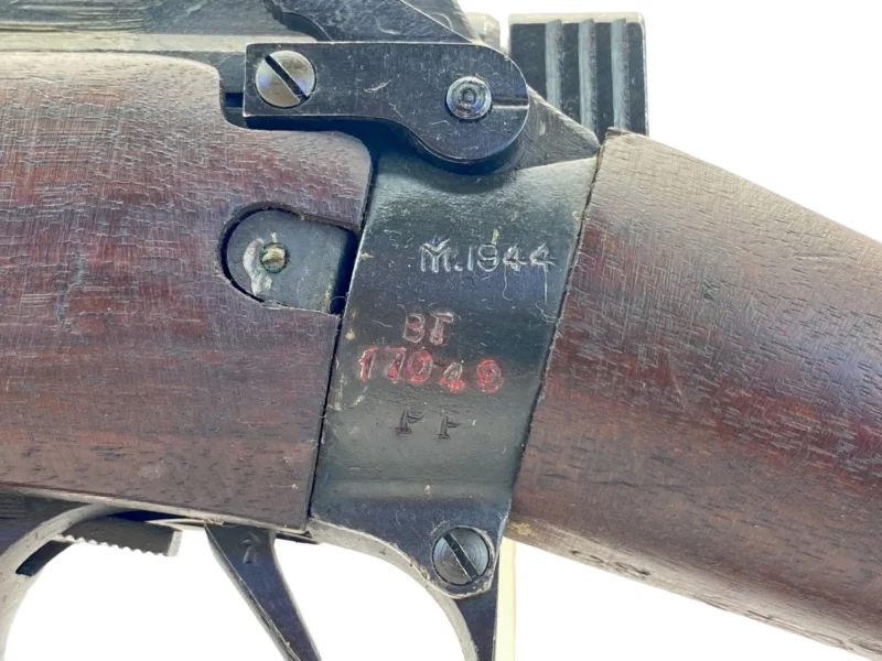 Navy Arms Enfield #4 Mk 1 .303 World War II French Resistance 1944 Dated "BT" and "PP" marked matching serial number bolt PP 0824 - Image 10