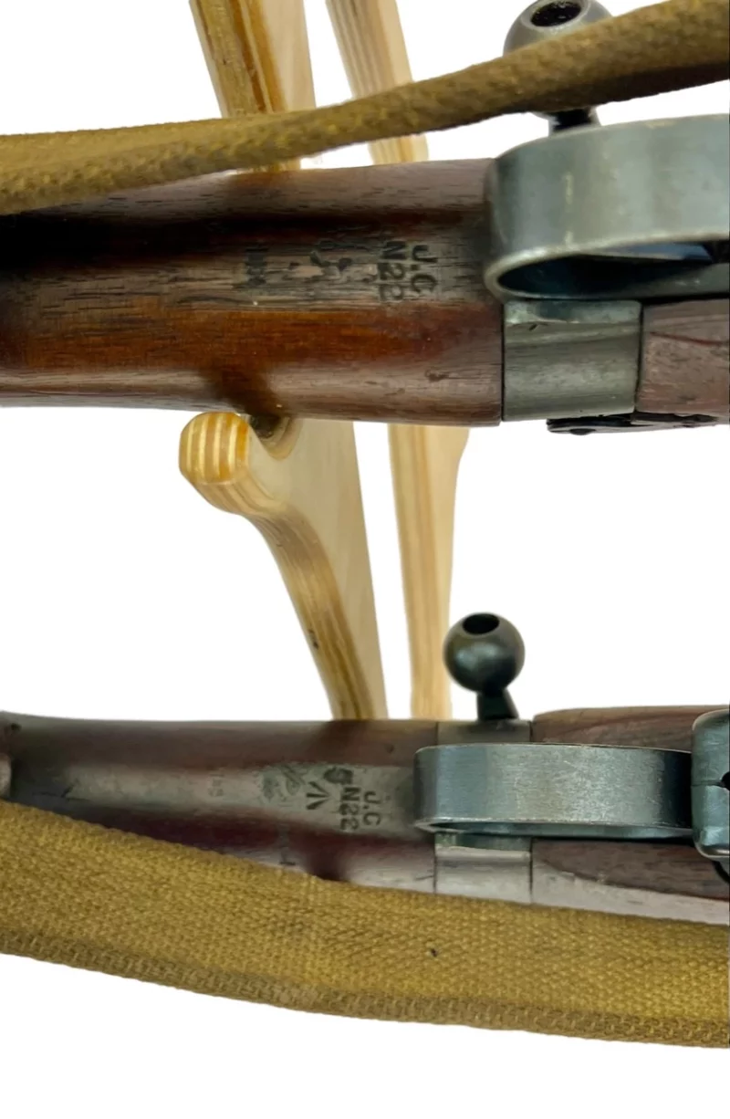 Navy Arms Enfield #4 Mk 1 .303 World War II French Resistance 1944 Dated consecutive serial numbered pair matching serial number bolt - Image 16