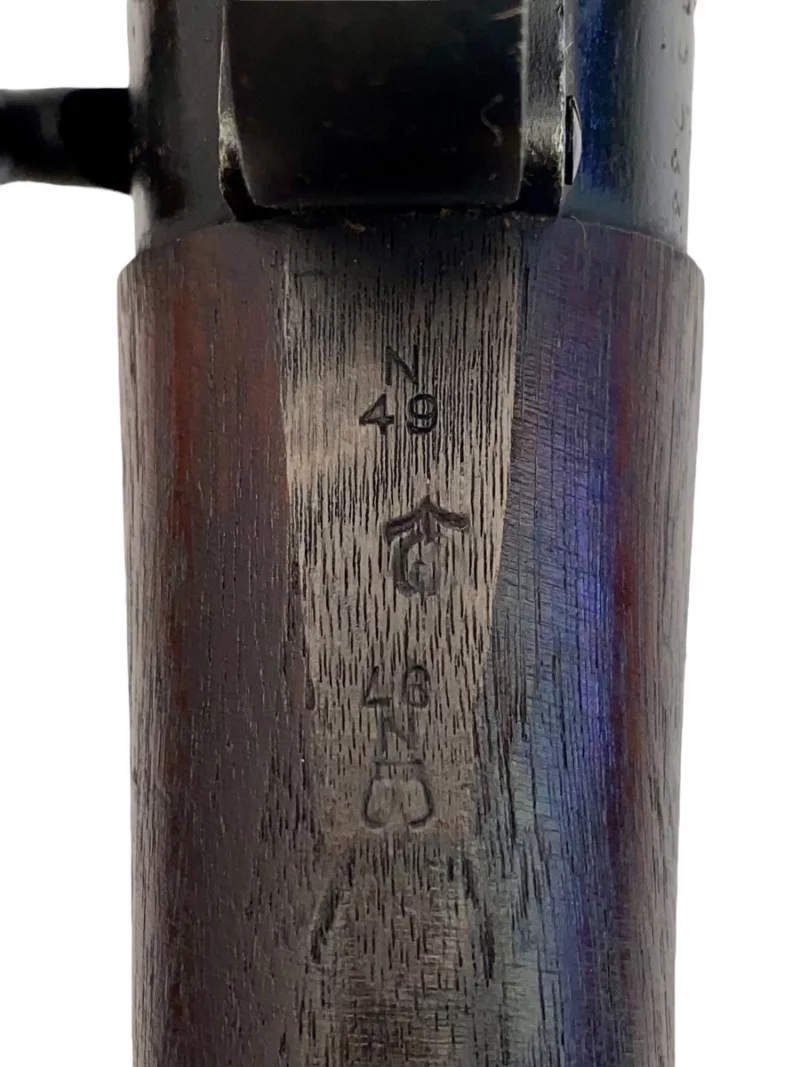 Navy Arms Enfield #4 Mk 1* .303 World War II French Resistance 1944 Dated "BT" marked matching serial number bolt PP 1314 - Image 20