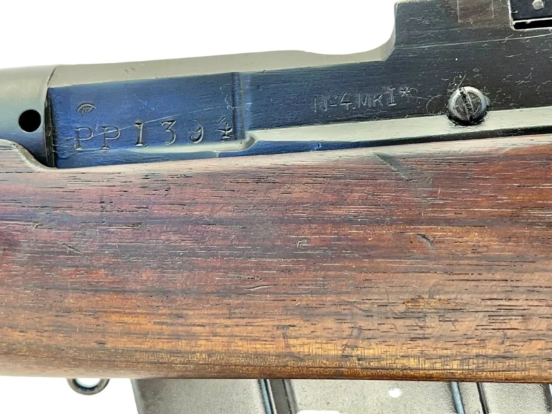 Navy Arms Enfield #4 Mk 1* .303 World War II French Resistance 1944 Dated "BS" marked matching serial number bolt PP 1394 - Image 22