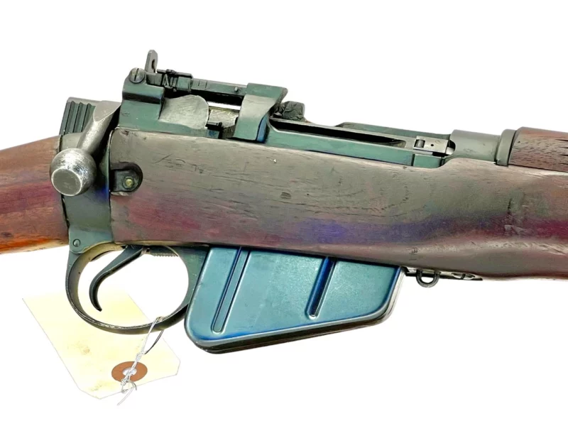 Navy Arms Enfield #4 Mk 1* .303 World War II French Resistance 1944 Dated "BS" marked matching serial number bolt PP 1342 - Image 11