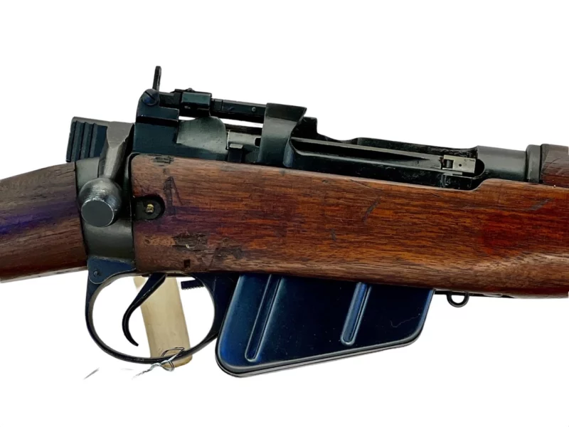Navy Arms Enfield #4 Mk 1* .303 World War II French Resistance 1944 Dated "BS" marked matching serial number bolt PP 1579 - Image 9
