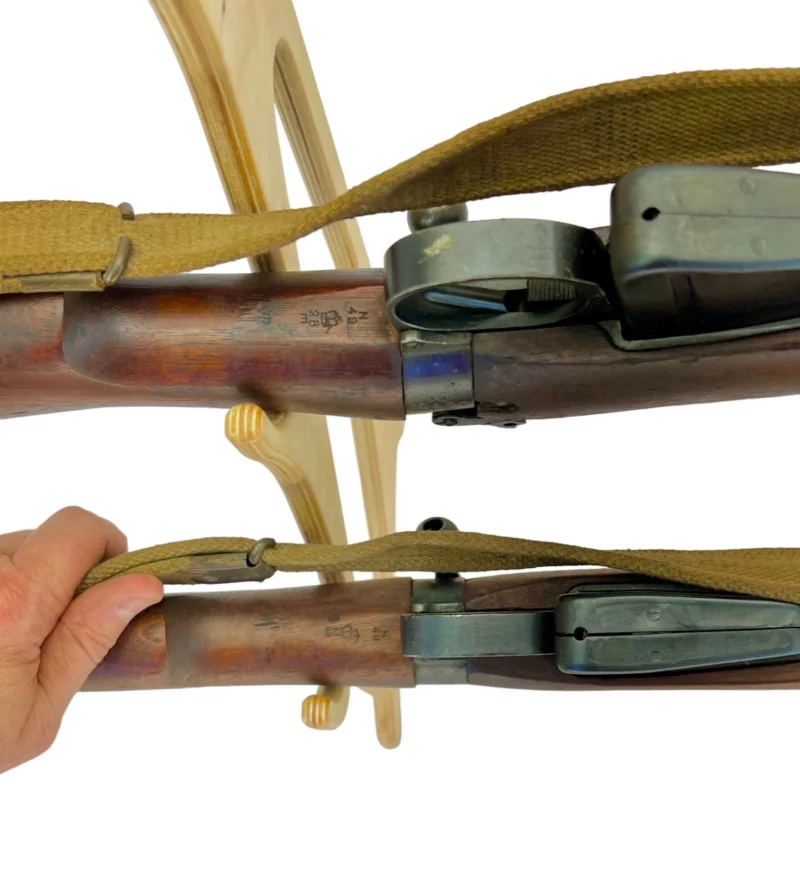 Navy Arms Enfield #4 Mk 1 .303 World War II French Resistance 1944 Dated consecutive serial numbered pair matching serial number bolt - Image 18