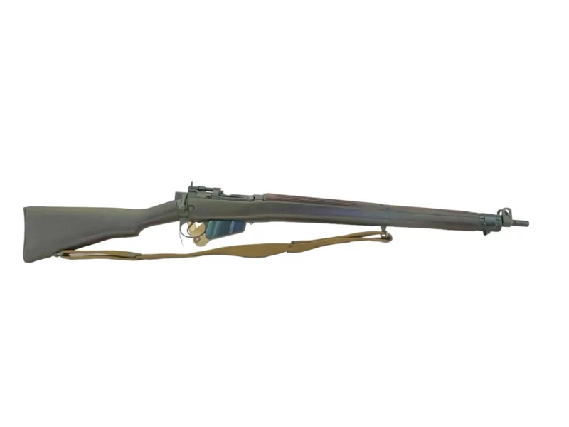 Navy Arms Enfield #4 Mk 1* .303 World War II French Resistance1944 Dated "BS" marked matching serial number bolt PP 1176 - Image 10