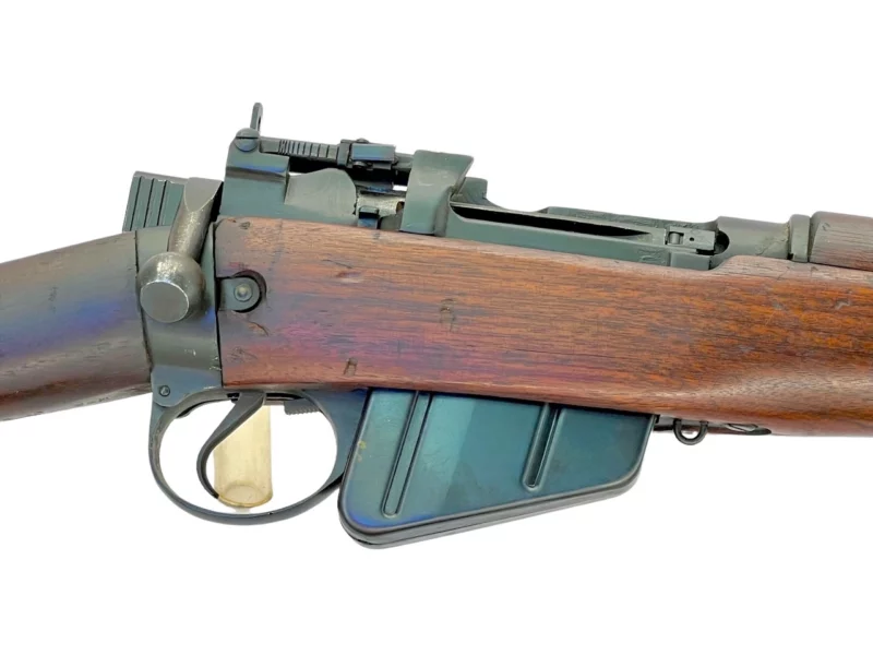 Navy Arms Enfield #4 Mk 1* .303 World War II French Resistance 1944 Dated "BS" marked matching serial number bolt PP 1775 - Image 10