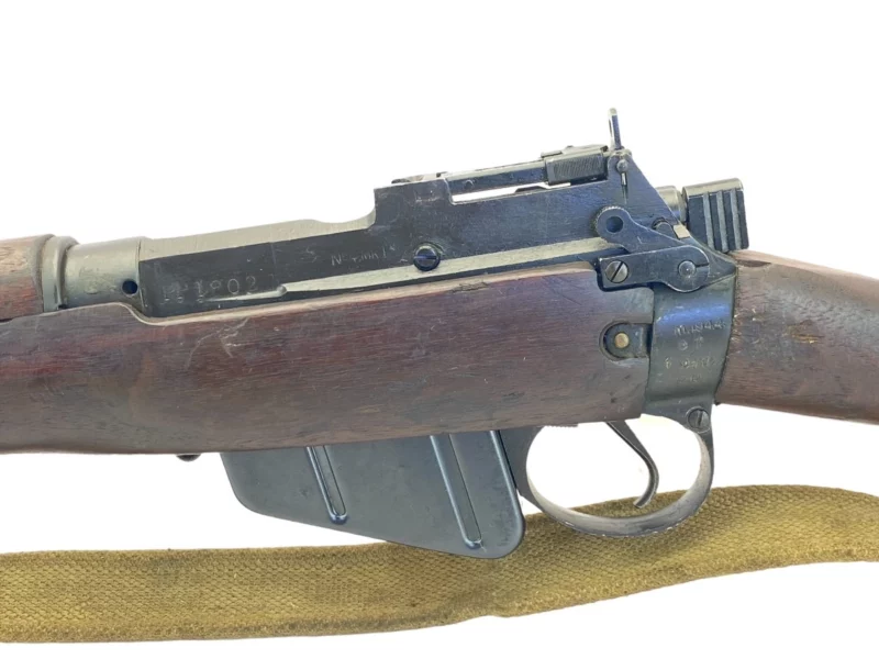 Navy Arms Enfield #4 Mk 1* .303 World War II French Resistance 1944 Dated "BT" and "PP" marked matching serial number bolt PP 1802 - Image 14