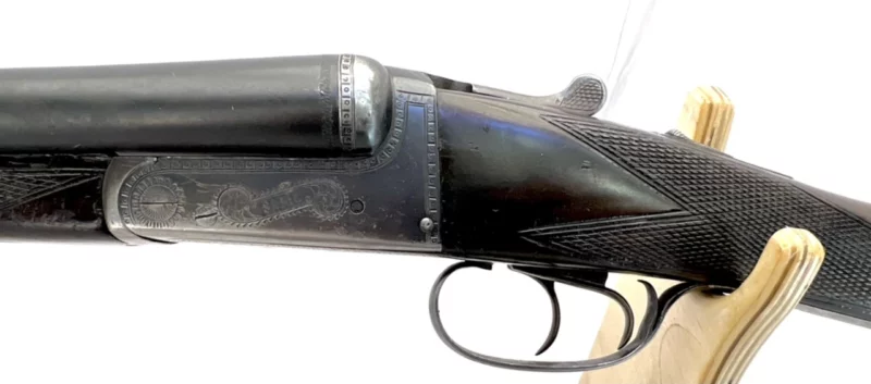 side by side 12ga shotgun Sabel Ejector Boxlock SN PG92179 - Image 5