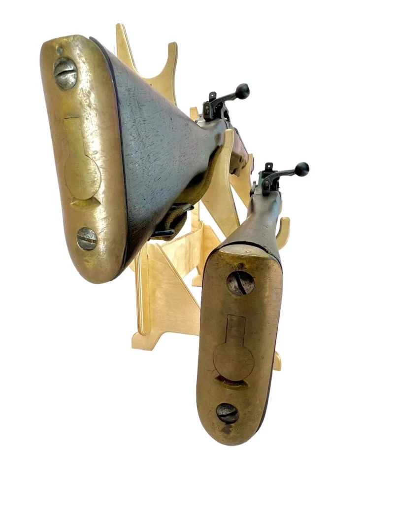 Navy Arms Enfield #4 Mk 1 .303 World War II French Resistance 1944 Dated consecutive serial numbered pair matching serial number bolt - Image 15