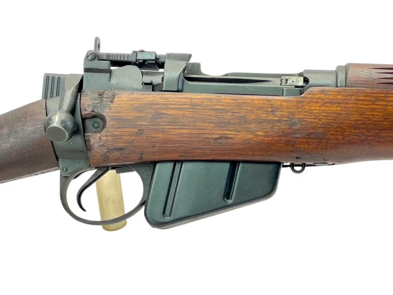 Navy Arms Enfield #4 Mk 1* .303 World War II French Resistance 1944 Dated "BS" and "PP" marked matching serial number bolt PP 1111 - Image 10