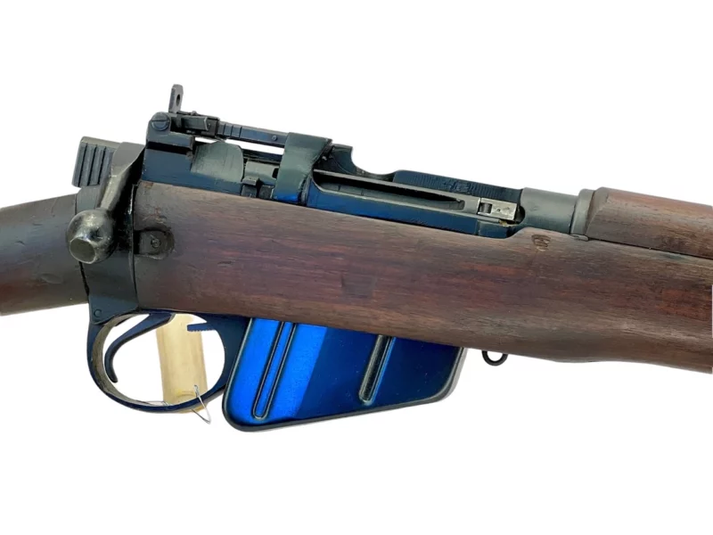 Navy Arms Enfield #4 Mk 1 .303 World War II French Resistance,1944 date "PP" marked, ROF(F) with matching bolt SN PP 0663 - Image 9