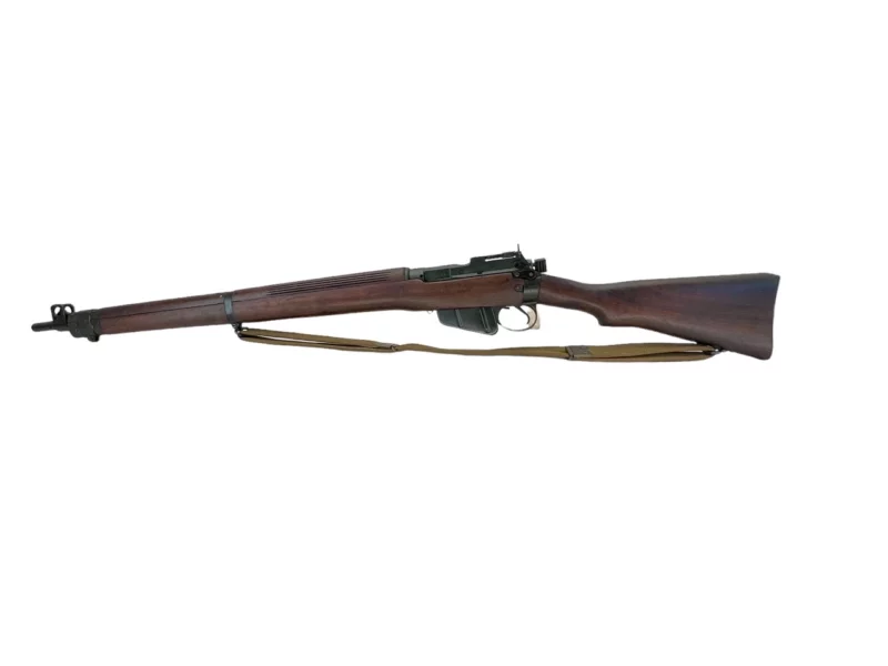 Navy Arms Enfield #4 Mk 1* .303 World War II French Resistance 1944 Dated "BS" and "PP" marked matching serial number bolt PP 0091 - Image 18