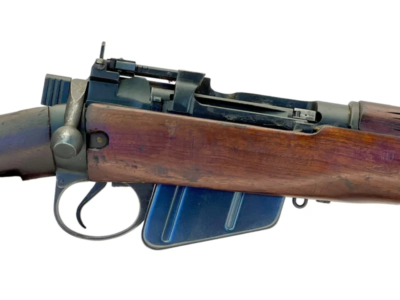 Navy Arms Enfield #4 Mk 1* .303 World War II French Resistance1944 Dated "BS" and "PP" marked non-matching serial number bolt PP 0661 - Image 12