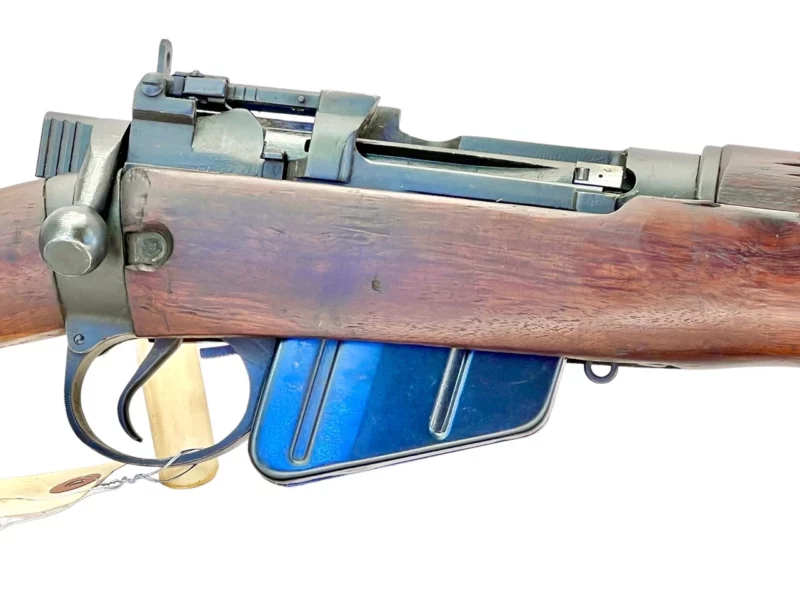 Navy Arms Enfield #4 Mk 1* .303 World War II French Resistance 1944 Dated "BS" marked matching serial number bolt PP 0957 - Image 11
