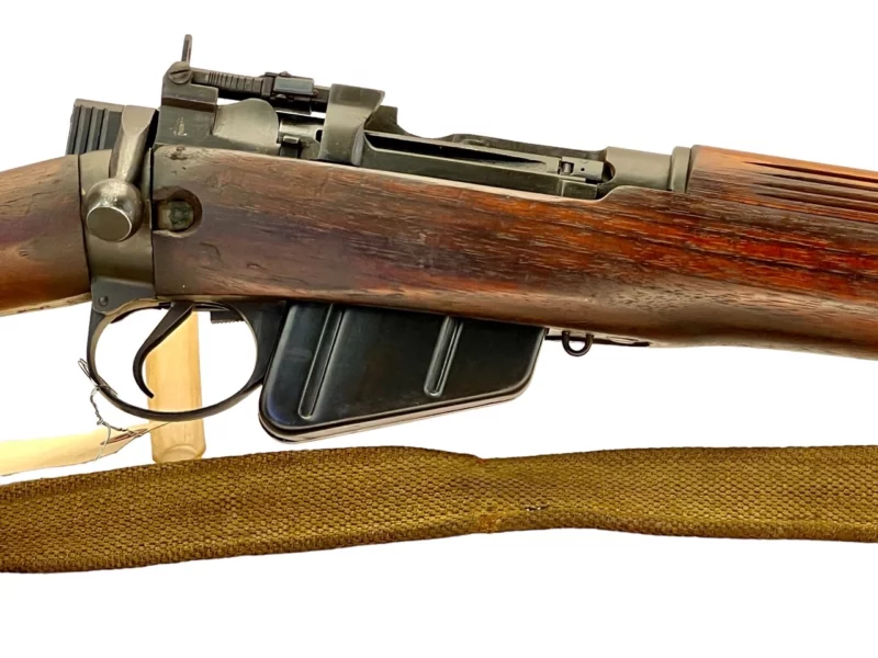 Navy Arms Enfield #4 Mk 1* .303 World War II French Resistance 1944 Dated "BS" marked matching serial number bolt PP 1758 - Image 12