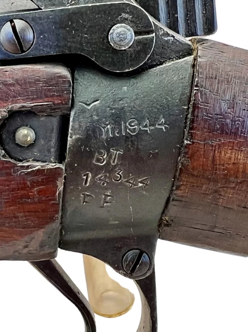 Navy Arms Enfield #4 Mk 1* .303 World War II French Resistance 1944 Dated "BT" and "PP" marked matching serial number bolt PP 1245 - Image 23