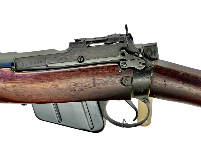 Navy Arms Enfield #4 Mk 1* .303 World War II French Resistance 1944 Dated "BS" and "PP" marked matching serial number bolt PP 0085 - Image 18