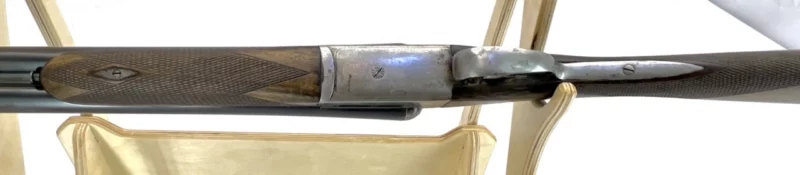 side by side 12ga shotgun AYA Yeoman Boxlock SN 542106 - Image 8