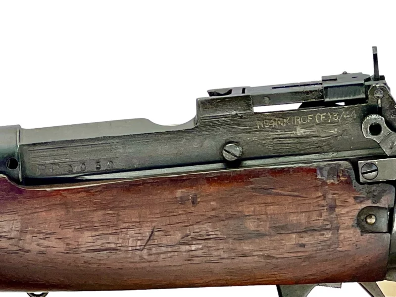 Navy Arms Enfield #4 Mk 1 .303 World War II French Resistance,1944 date "PP" marked, ROF(F) with matching bolt SN PP 0950 - Image 12