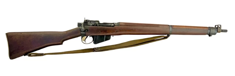 Navy Arms Enfield #4 Mk 1* .303 World War II French Resistance1944 Dated "BS" marked matching serial number bolt PP 1813 - Image 10