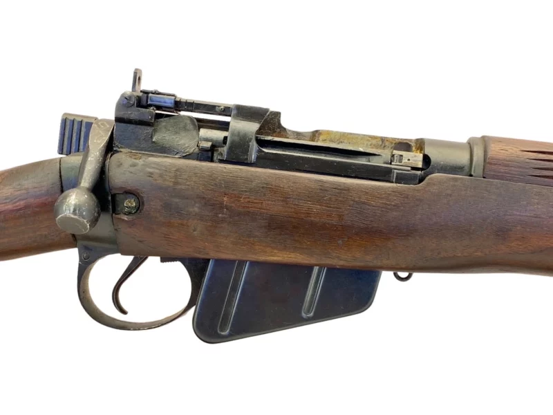 Navy Arms Enfield #4 Mk 1* .303 World War II French Resistance 1944 Dated "BT" and "PP" marked matching serial number bolt PP 1802 - Image 20