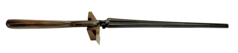 Belgium 410 side by side shotgun external hammer, fold-over “poacher’s gun” 35817