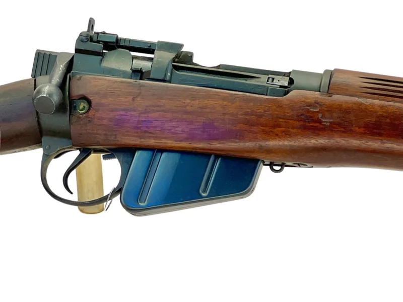 Navy Arms Enfield #4 Mk 1* .303 World War II French Resistance1944 Dated "BS" marked matching serial number bolt PP 1371 - Image 10