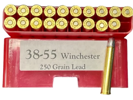 .38-55 Winchester 250gr. lead 20rds