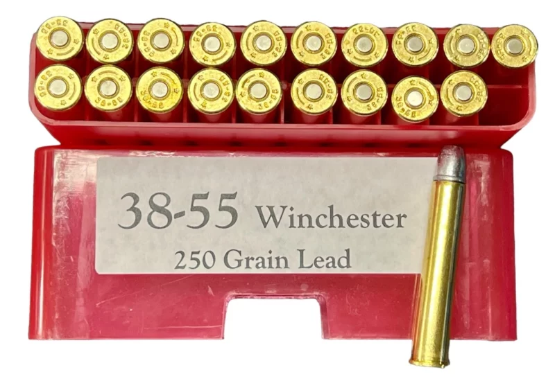 .38-55 Winchester 250gr. lead 20rds