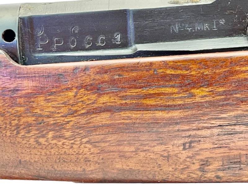 Navy Arms Enfield #4 Mk 1* .303 World War II French Resistance 1944 Dated "BS" and "PP" marked matching serial number bolt PP 0661 - Image 21