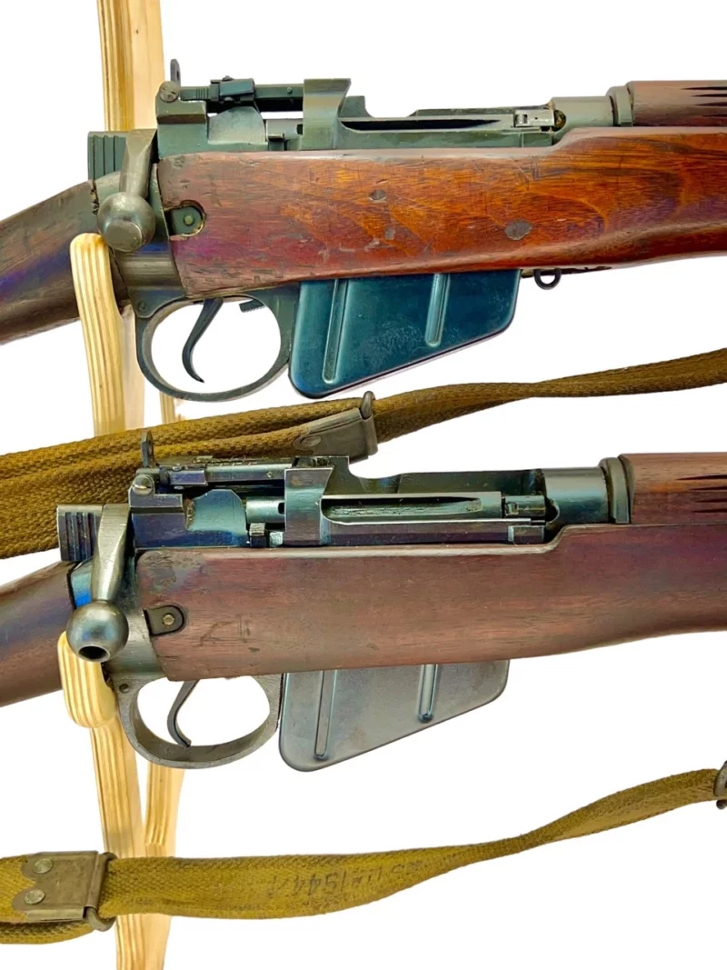 Navy Arms Enfield #4 Mk 1 .303 World War II French Resistance 1944 Dated consecutive serial numbered pair matching serial number bolt 34645 & 34646 - Image 9