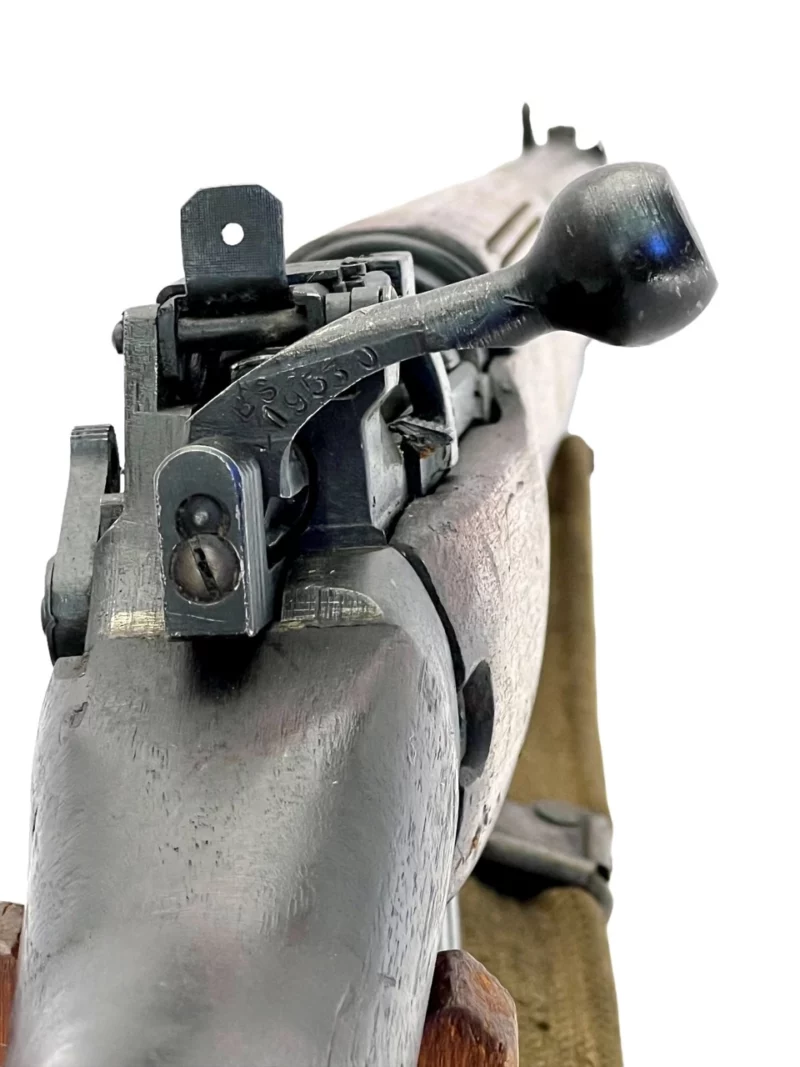 Navy Arms Enfield #4 Mk 1* .303 World War II French Resistance 1944 Dated "BS" and "PP" marked matching serial number bolt PP 0825 - Image 15