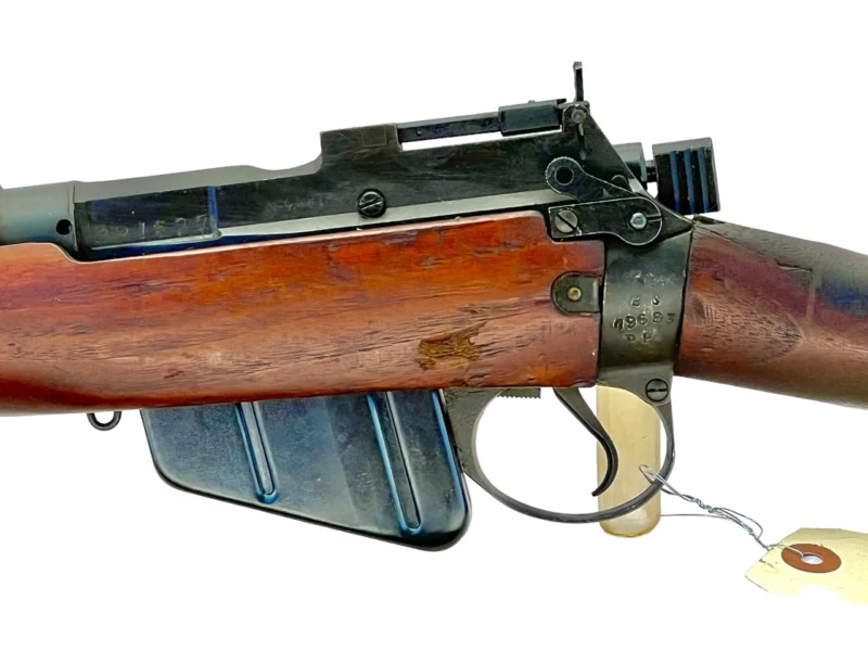 Navy Arms Enfield #4 Mk 1* .303 World War II French Resistance 1944 Dated "BS" and "PP" marked matching serial number bolt PP 1527 - Image 18