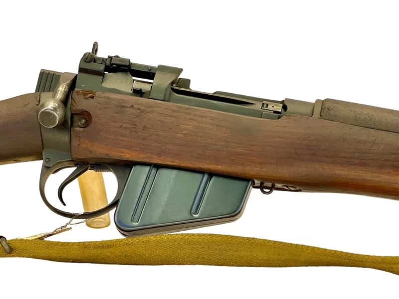Navy Arms Enfield #4 Mk 1* .303 World War II French Resistance 1944 Dated "BT" and "PP" marked matching serial number bolt PP 0748 - Image 12