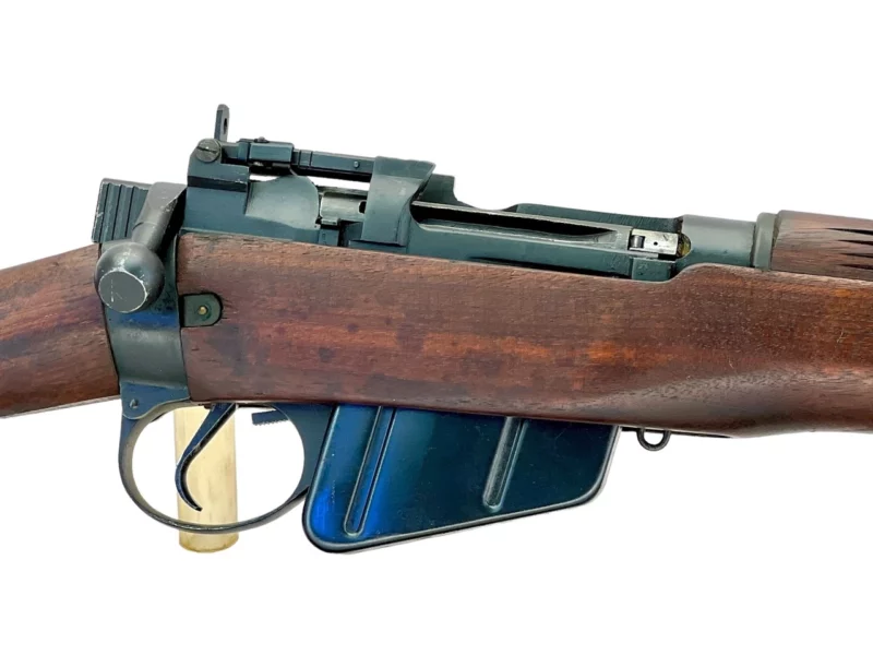 Navy Arms Enfield #4 Mk 1* .303 World War II French Resistance 1944 Dated "BS" and "PP" marked matching serial number bolt PP 0091 - Image 10