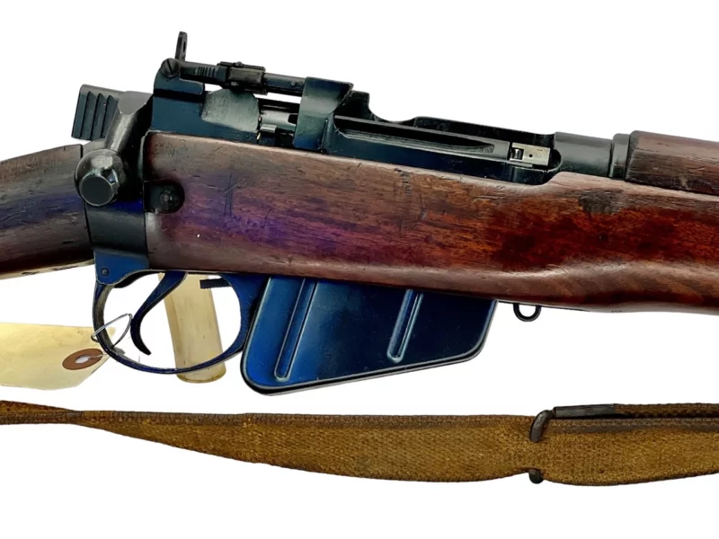 Navy Arms Enfield #4 Mk 1 .303 World War II French Resistance,1944 date "PP" marked, ROF(F) with matching bolt SN PP 0428 - Image 16