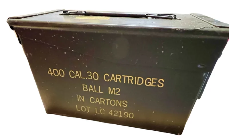 30/06 Lake City M2 Ball ammo sealed boxes, sealed ammo can 400rds