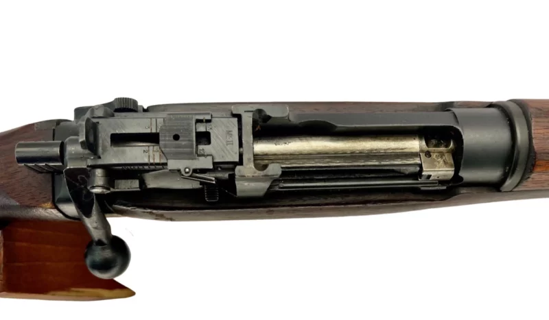 Navy Arms Enfield #4 Mk 1* .303 World War II French Resistance1944 Dated "BS" marked non-matching serial number bolt PP 1626 - Image 14