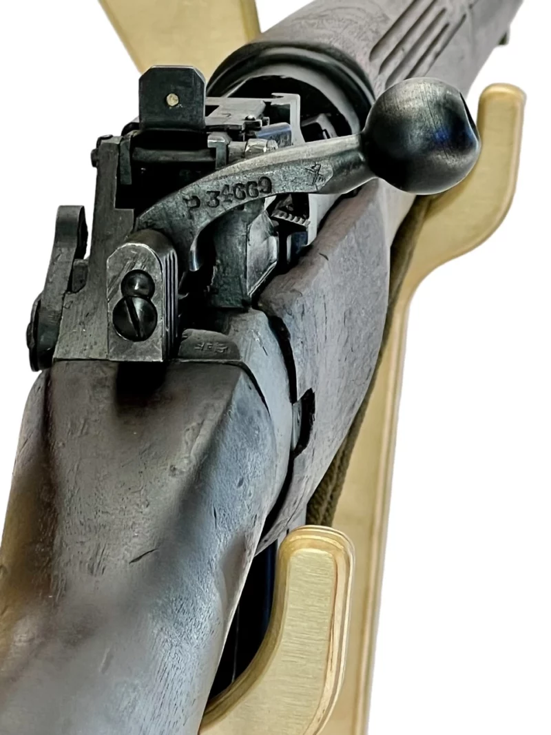 Navy Arms Enfield #4 Mk 1 .303 World War II French Resistance 1944 Dated consecutive serial numbered pair matching serial number bolt - Image 14